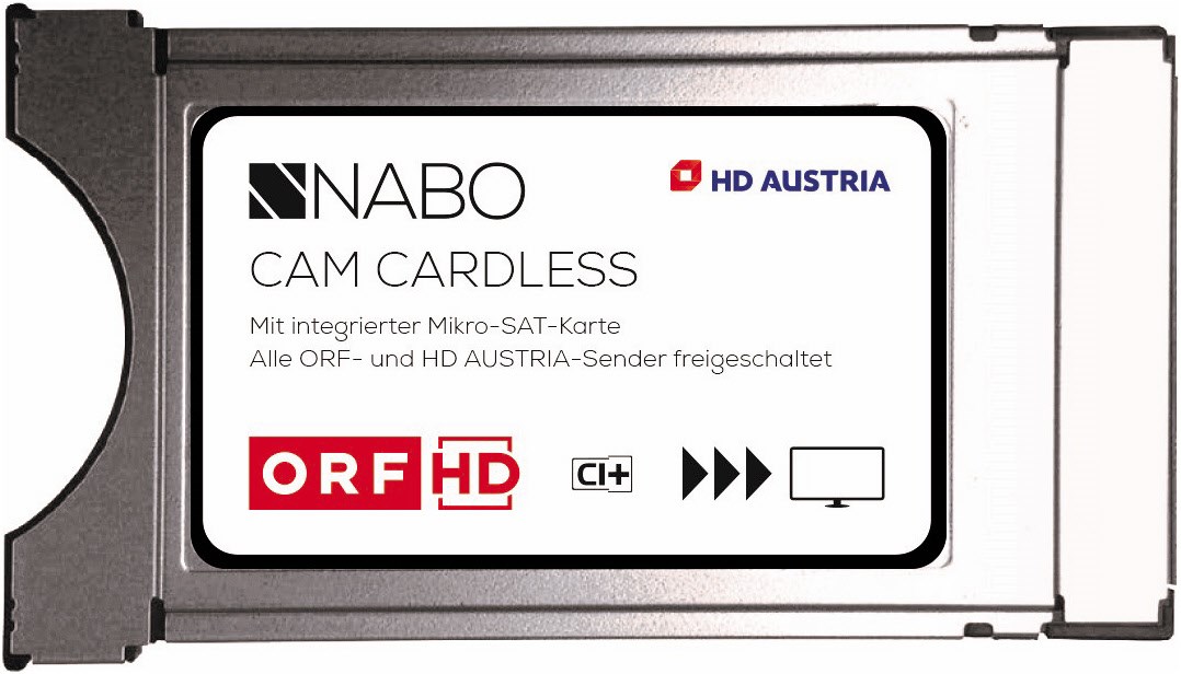 NABO HD Austria Box CAM Cardless Produktbild