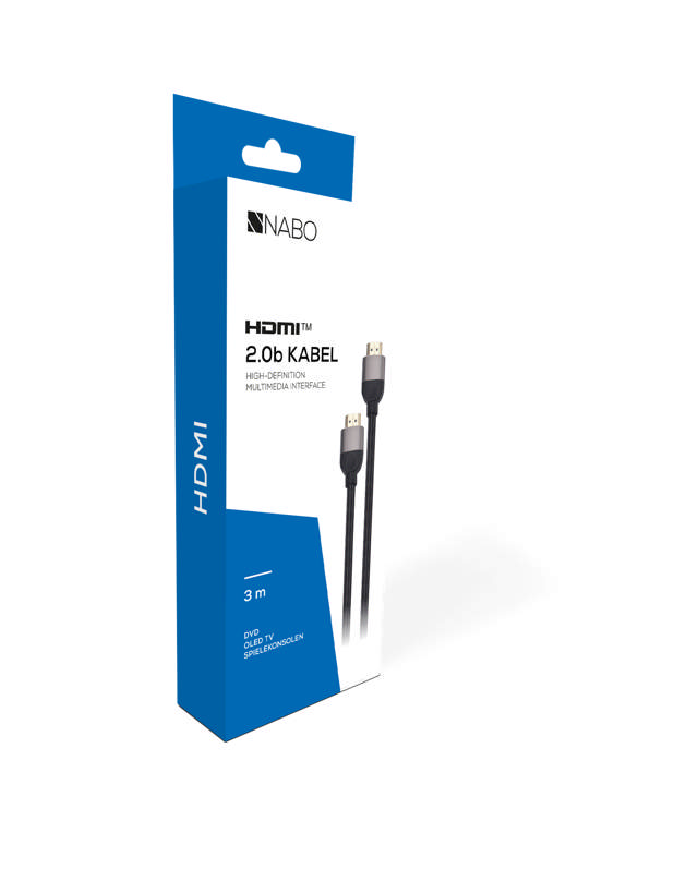 NABO HDMI / HDMI 2.0 Premium / schwarz