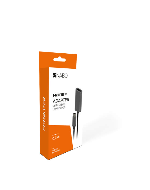 NABO USBC / HDMI Adapter / schwarz