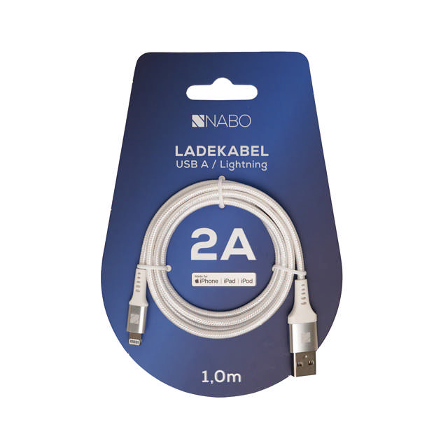 NABO Lightnigkabel / USBA / weiß