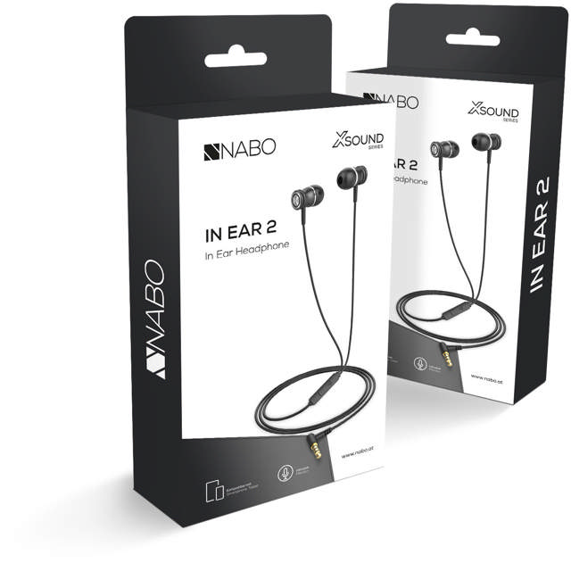 NABO IN EAR 2 / schwarz