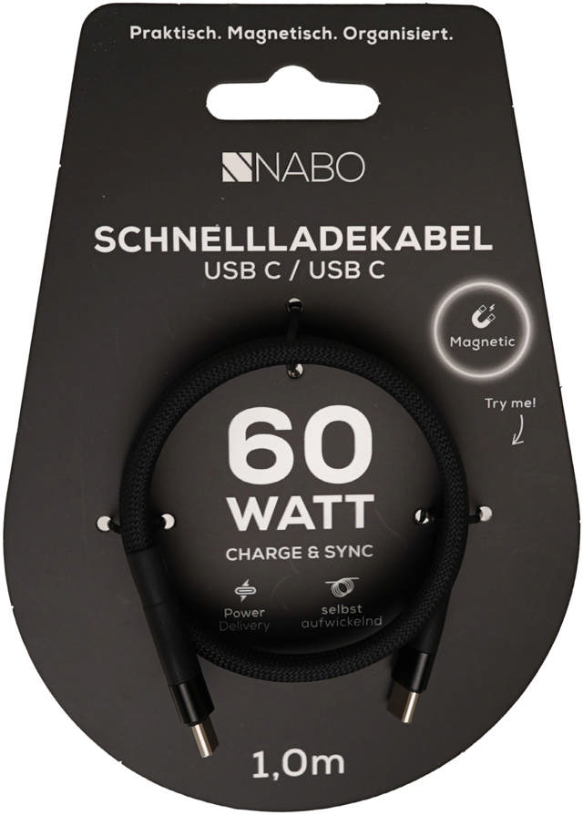 NABO Premium USBC / USBC Spiral / Schwarz