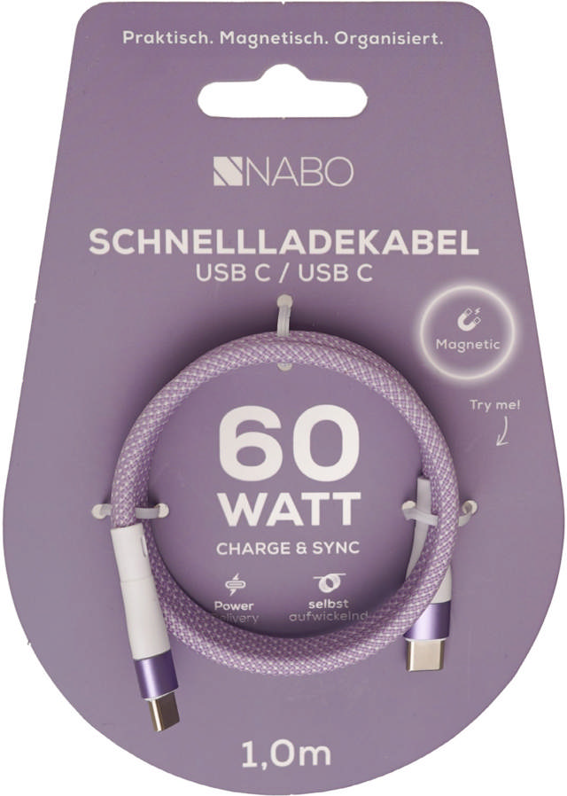 NABO Premium USBC / USBC Spiral / Lila
