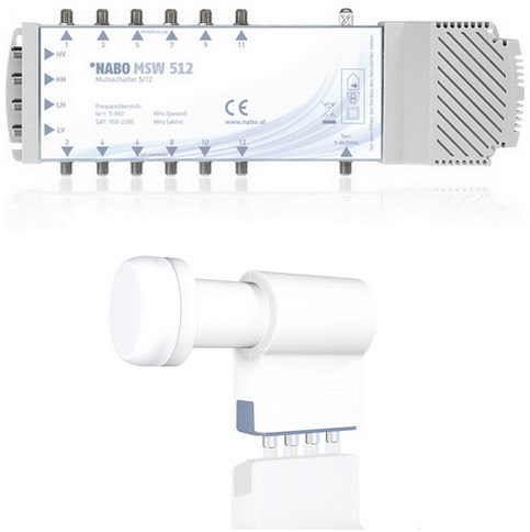 NABO MSW 512 + Quattro LNB - Produktbild